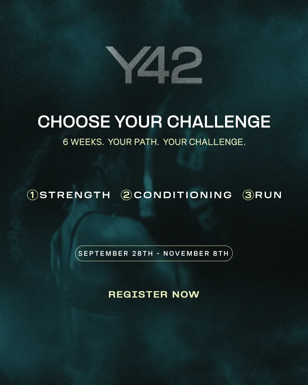 Y42 6-Week Fitness Challenge at The Yard Gym - choose your path: Strength, Conditioning, or Run